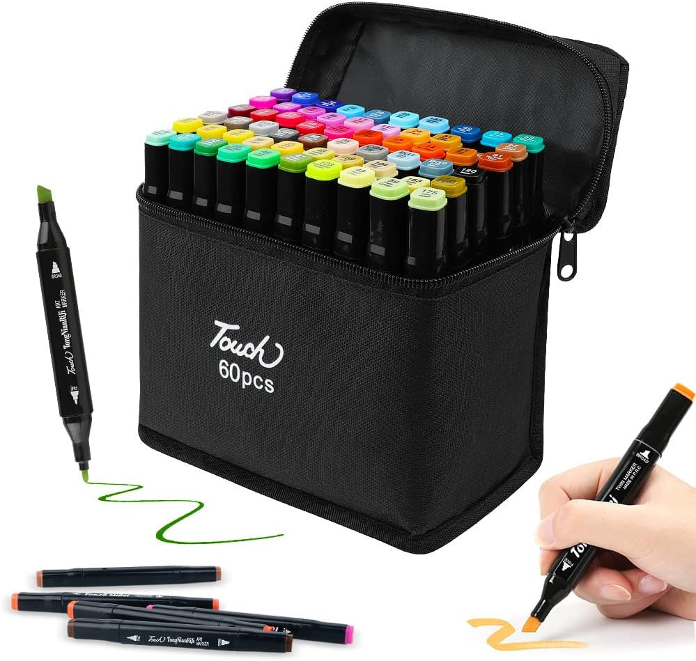 DibuGod - Marcadores Doble Punta Set 60