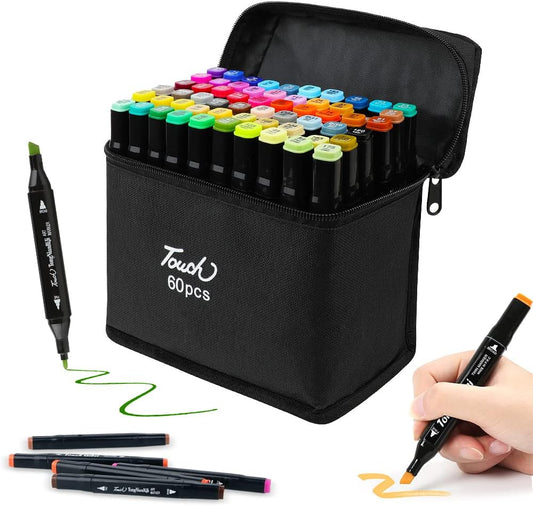 DibuGod - Marcadores Doble Punta Set 60